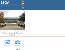 Tablet Screenshot of esoa.edu.ar